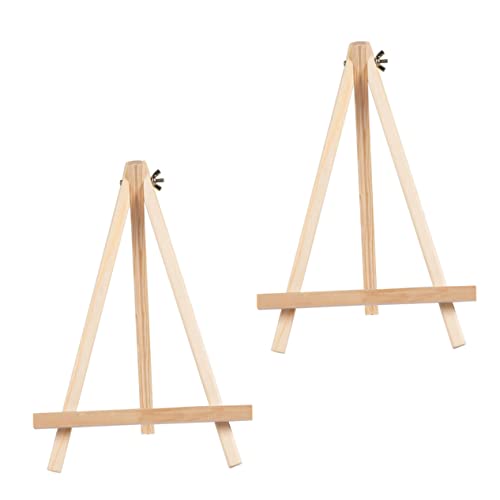 GOOHOCHY 2 Stück Mini Staffelei aus Holz Kleiner Tischständer für Malerei und Foto Dreibeiniger Displayhalter für Kunst Partydekoration und Präsentation GOOHOCHY 2 Stück Mini Staffelei aus Holz Kleiner Tischständer für Malerei und Foto Dreibeiniger Displayhalter für Kunst Partydekoration und Präsentation von GOOHOCHY