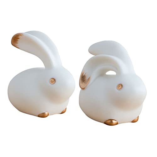 GOOHOCHY 2 Stück große ohrige Kaninchenverzierung Teppich Ornamente Miniatur-Tierfiguren Aufkleber REH bürodeko büro Dekoration tischdeko Desktop schmücken Hasenhandwerk schmücken Keramik GOOHOCHY 2 Stück große ohrige Kaninchenverzierung Teppich Ornamente Miniatur-Tierfiguren Aufkleber REH bürodeko büro Dekoration tischdeko Desktop schmücken Hasenhandwerk schmücken Keramik von GOOHOCHY