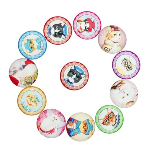 GOOHOCHY 20 Stück Teiliges Glas Aufkleber mit Niedlichen Katzenmotiven DIY Kühlschrankmagneten Vielseitig für Kühlschrank Whiteboard und Büro Bunte Mischung Kratzfrei und Langlebig GOOHOCHY 20 Stück Teiliges Glas Aufkleber mit Niedlichen Katzenmotiven DIY Kühlschrankmagneten Vielseitig für Kühlschrank Whiteboard und Büro Bunte Mischung Kratzfrei und Langlebig von GOOHOCHY