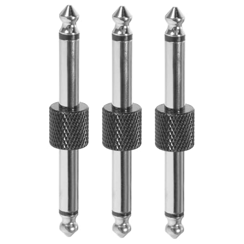 GOOHOCHY 3 Stück Gitarren Pedal Connector Gerade Pedal Adapter für Gitarre Kompatibel mit Effektpedalen und Musikinstrumenten von GOOHOCHY