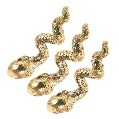 GOOHOCHY Vintage-Stil 3 Stück Miniatur Schlange Sternzeichen Figur Messing Dekorative Skulptur GOOHOCHY Vintage-Stil 3 Stück Miniatur Schlange Sternzeichen Figur Messing Dekorative Skulptur von GOOHOCHY
