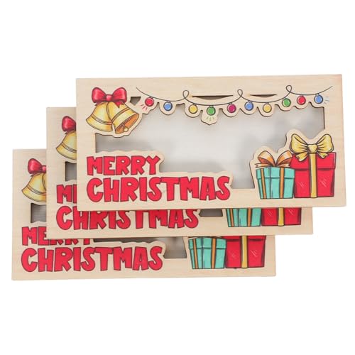 GOOHOCHY 3 Stück Weihnachts Geldhalter aus Holz Kreativer Cash Organizer für Feiertagsgeschenke Kompakter Karten und Geldbeutelhalter Tragbar und Vielseitig für Xmas Party Favor GOOHOCHY 3 Stück Weihnachts Geldhalter aus Holz Kreativer Cash Organizer für Feiertagsgeschenke Kompakter Karten und Geldbeutelhalter Tragbar und Vielseitig für Xmas Party Favor von GOOHOCHY