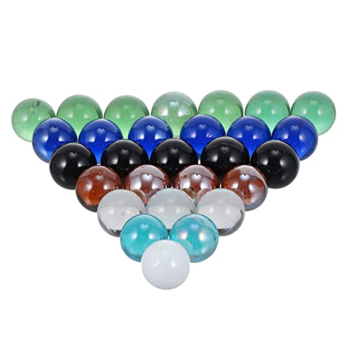 GOOHOCHY 30 Stück Kristallkugeln Glasperlen Dekoration Ornament Dekorative Glaskugel Glaskugel Für Aquarien Glaskugeln Glaskugel Glasmurmeln Für Aquarien Pflanzen von GOOHOCHY