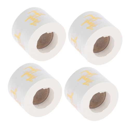 GOOHOCHY 4 Rollen Selbstklebende Etiketten mit Goldakzenten für Umschläge und Hochzeiten Runde Sticker für Verpackungen und Anlässe von GOOHOCHY