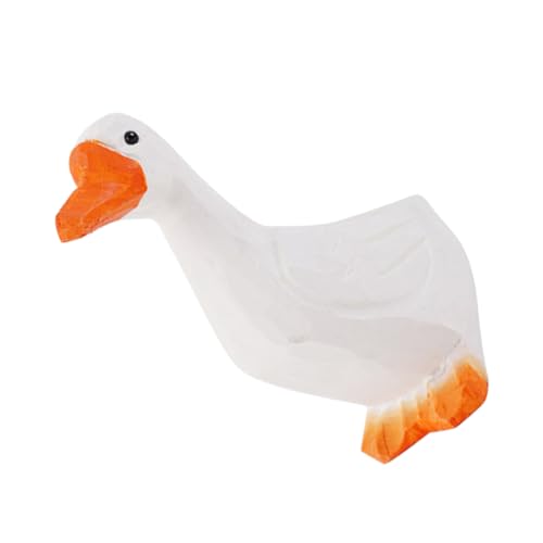 GOOHOCHY Cartoon Holzfigur Lustige Tischdekoration Für Kinderzimmer Witzige Holzornamente Niedlicher Weißer Gans Dekoartikel Für Das Kinderzimmer Holzkunst Für Kreative GOOHOCHY Cartoon Holzfigur Lustige Tischdekoration Für Kinderzimmer Witzige Holzornamente Niedlicher Weißer Gans Dekoartikel Für Das Kinderzimmer Holzkunst Für Kreative von GOOHOCHY