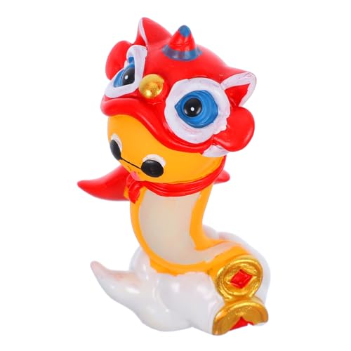 GOOHOCHY Jahresschlangen-Harz-Ornament -dekorative Schlangenfigur Für Das Chinesische Neujahr Glücksdekor Für Das Home Office GOOHOCHY Jahresschlangen-Harz-Ornament -dekorative Schlangenfigur Für Das Chinesische Neujahr Glücksdekor Für Das Home Office von GOOHOCHY