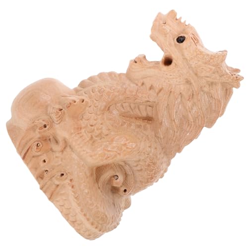 GOOHOCHY Chinesische Holz Drachenstatue Drachenfigur Dekorative Skulptur Traditionelle Drachendekoration Für Zuhause Und Büro GOOHOCHY Chinesische Holz Drachenstatue Drachenfigur Dekorative Skulptur Traditionelle Drachendekoration Für Zuhause Und Büro von GOOHOCHY