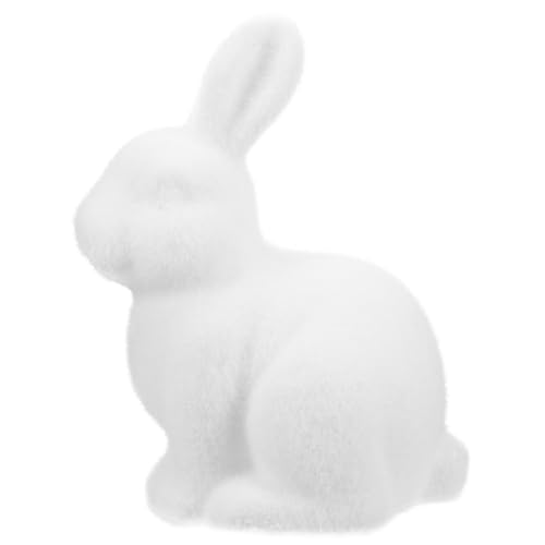 GOOHOCHY Flocked Bunny Dekofigur Realistisches Osterhasen Ornament für Tisch Langlebig und Pflegeleicht Frühlingsdekoration für Wohnzimmer und Feiertage GOOHOCHY Flocked Bunny Dekofigur Realistisches Osterhasen Ornament für Tisch Langlebig und Pflegeleicht Frühlingsdekoration für Wohnzimmer und Feiertage von GOOHOCHY