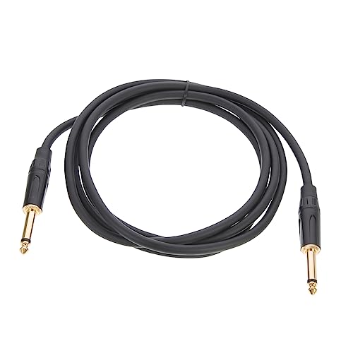 GOOHOCHY Gitarren Kabel Audio Kabel Langlebig und Flexibel Hohe Übertragungsqualität Geeignet für Lautsprecher und Schwarz von GOOHOCHY