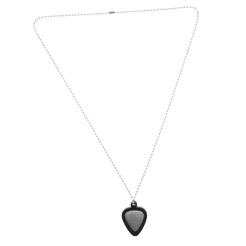 GOOHOCHY Gitarren Plektrum Halskette aus Langlebigem Silikon mit Plektren und Anhänger Verstellbare Stilvolles Zubehör für Bass Ukulele Gitarre Praktische Aufbewahrung und Dekoration GOOHOCHY Gitarren Plektrum Halskette aus Langlebigem Silikon mit Plektren und Anhänger Verstellbare Stilvolles Zubehör für Bass Ukulele Gitarre Praktische Aufbewahrung und Dekoration von GOOHOCHY