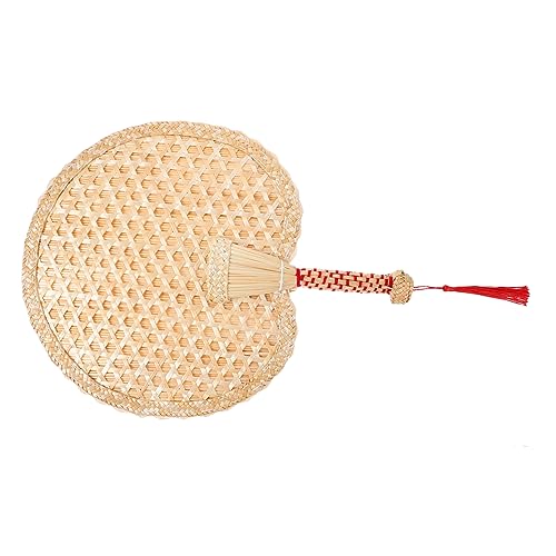 GOOHOCHY Handgewebter Fächer aus Tragbarer Sommerfächer für Kühlende Brise Dekorativer Handventilator für Outdoor und Reisen Retro Design mit Feiner Verarbeitung Leicht und Langlebig für GOOHOCHY Handgewebter Fächer aus Tragbarer Sommerfächer für Kühlende Brise Dekorativer Handventilator für Outdoor und Reisen Retro Design mit Feiner Verarbeitung Leicht und Langlebig für von GOOHOCHY