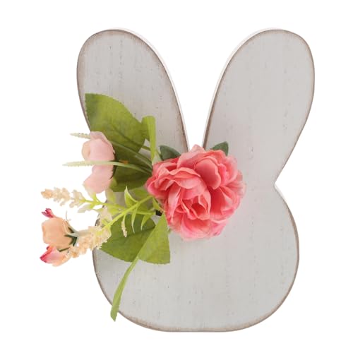 GOOHOCHY Hasen-Tisch-holzschilder, Osterkaninchen-förmige Bauernhaus-Dekoration, Frühlingstier-Holz-tischplatte, Osterdekorationen, Esszimmer-tischdekoration, Schild Mit GOOHOCHY Hasen-Tisch-holzschilder, Osterkaninchen-förmige Bauernhaus-Dekoration, Frühlingstier-Holz-tischplatte, Osterdekorationen, Esszimmer-tischdekoration, Schild Mit von GOOHOCHY