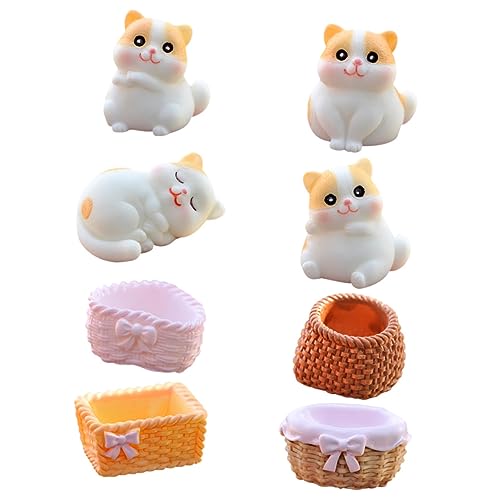 GOOHOCHY Katzenornamente Aus Kunstharz Mini-katzenfiguren Süße Katze Winzige Figuren Für Wohnzimmer Schreibtisch Bücherregal GOOHOCHY Katzenornamente Aus Kunstharz Mini-katzenfiguren Süße Katze Winzige Figuren Für Wohnzimmer Schreibtisch Bücherregal von GOOHOCHY