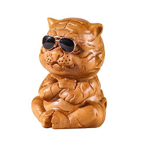 GOOHOCHY Tiger Ornamente aus Holz Stylisches Tiger für Wohnzimmer Schreibtisch Einzigartigem Design für GOOHOCHY Tiger Ornamente aus Holz Stylisches Tiger für Wohnzimmer Schreibtisch Einzigartigem Design für von GOOHOCHY