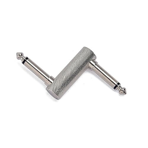 GOOHOCHY Z Effektpedal Stecker für Gitarre und Bass Hochwertiger Instrumentenadapter für Pedalboards Silber Robuste Signalübertragung und Langlebigkeit GOOHOCHY Z Effektpedal Stecker für Gitarre und Bass Hochwertiger Instrumentenadapter für Pedalboards Silber Robuste Signalübertragung und Langlebigkeit von GOOHOCHY