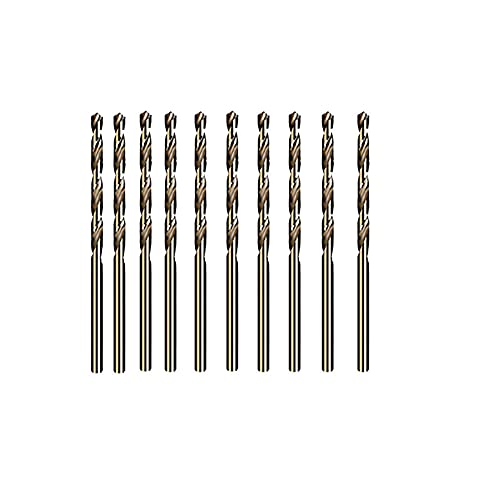 GOONSDS Twist Bohrer (10 Stücke), 135 ° Metallbohrer Für Metall, Stahl, Aluminiumlegierung,Metallisch,Diameter: 2.8mm von GOONSDS