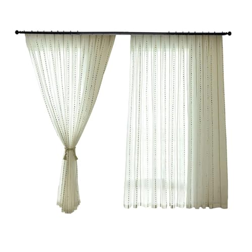 GOPEO Neue Wohnzimmer-Tüllvorhänge, Kinderzimmer, Schlafzimmer, Elegante Tüllvorhänge, weiße Tüllvorhänge GOPEO Neue Wohnzimmer-Tüllvorhänge, Kinderzimmer, Schlafzimmer, Elegante Tüllvorhänge, weiße Tüllvorhänge von GOPEO