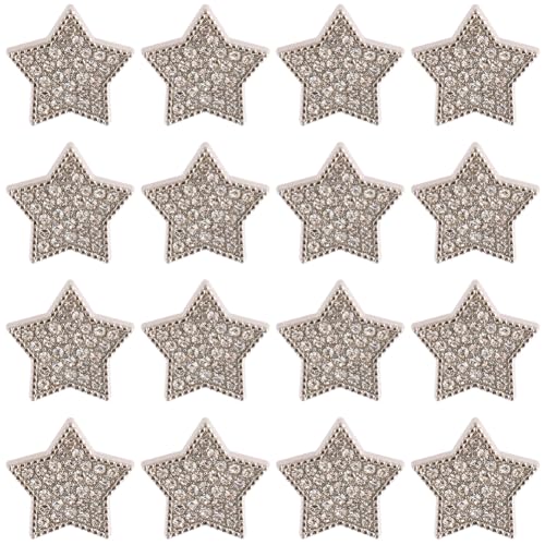 GORGECRAFT 1 Box 16 Stück Strass-Sternknöpfe Silberfarbene Kristalllegierung Schaftknopf Dekorative Ersatzknöpfe Für Heimwerker Nähen Basteln Pullover Uniform Kleidung Verzierungen Schmuckherstellung GORGECRAFT 1 Box 16 Stück Strass-Sternknöpfe Silberfarbene Kristalllegierung Schaftknopf Dekorative Ersatzknöpfe Für Heimwerker Nähen Basteln Pullover Uniform Kleidung Verzierungen Schmuckherstellung von GORGECRAFT