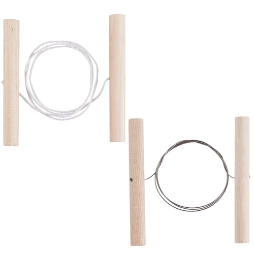 GORGECRAFT 1 Box 4 Stück 2 Stile Draht Tonschneider Werkzeug Mit Holzgriffen Käse Plastilin Teig Schlammlinie Töpferschneide Und Trimm Modellierwerkzeuge Für Künstler Keramikkunst Skulptur Töpferhand GORGECRAFT 1 Box 4 Stück 2 Stile Draht Tonschneider Werkzeug Mit Holzgriffen Käse Plastilin Teig Schlammlinie Töpferschneide Und Trimm Modellierwerkzeuge Für Künstler Keramikkunst Skulptur Töpferhand von GORGECRAFT