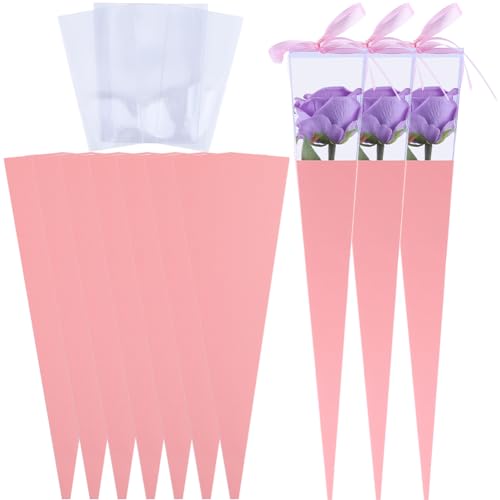 GORGECRAFT 10 Stück Geschenktüten Mit Einzelner Rose Blumenstrauß Blumenkegel Geschenkpapier DIY Blumenhalter Verpackungsbeutel Für Valentinstag Hochzeit Geburtstagsgeschenke Jubiläumsparty Helllachs GORGECRAFT 10 Stück Geschenktüten Mit Einzelner Rose Blumenstrauß Blumenkegel Geschenkpapier DIY Blumenhalter Verpackungsbeutel Für Valentinstag Hochzeit Geburtstagsgeschenke Jubiläumsparty Helllachs von GORGECRAFT