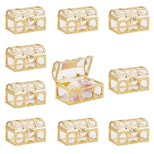 GORGECRAFT 10 Stück Pralinenschachteln Aus Kunststoff, Schatzkiste, Hochzeitsgeschenkboxen, Schokoladenverpackung, Geschenk, Hochzeitsgeschenk, Geschenkkisten Für Hochzeit, Weihnachten, Gold GORGECRAFT 10 Stück Pralinenschachteln Aus Kunststoff, Schatzkiste, Hochzeitsgeschenkboxen, Schokoladenverpackung, Geschenk, Hochzeitsgeschenk, Geschenkkisten Für Hochzeit, Weihnachten, Gold von GORGECRAFT
