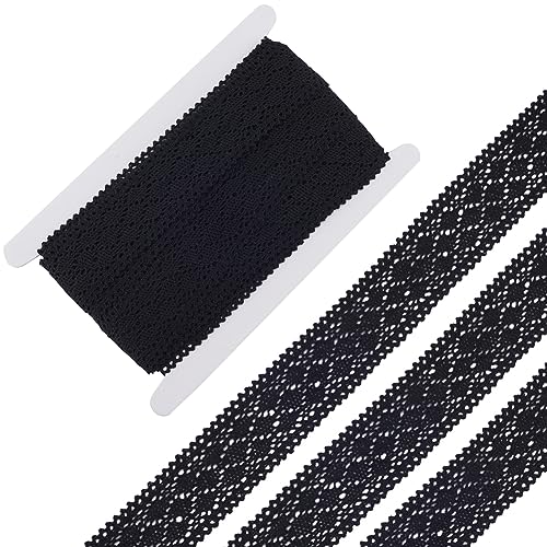 GORGECRAFT 10 Yard 42mm Schwarzer Spitzen-Häkelbesatz Vintage-Spitzenband Florales Netz Baumwollspitze Für Heimwerker Basteln Nähen Geschenkpaket Verpackung Braut Hochzeitsdekoration Heimdekoration GORGECRAFT 10 Yard 42mm Schwarzer Spitzen-Häkelbesatz Vintage-Spitzenband Florales Netz Baumwollspitze Für Heimwerker Basteln Nähen Geschenkpaket Verpackung Braut Hochzeitsdekoration Heimdekoration von GORGECRAFT