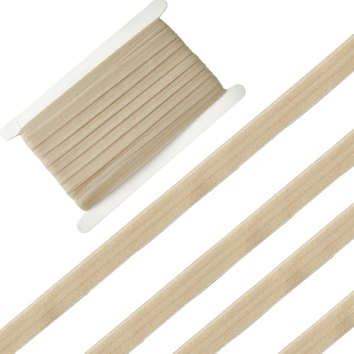 GORGECRAFT 10 Yard X 15mm Silikon-Elastikband Rutschfestes Silikon-Elastikband Mit 5mm Gummi-Stretchband Gurtband Gürtel Für Heimwerker Basteln Unterwäsche Kleidungsstücke Zubehör Blanchierte Mandel GORGECRAFT 10 Yard X 15mm Silikon-Elastikband Rutschfestes Silikon-Elastikband Mit 5mm Gummi-Stretchband Gurtband Gürtel Für Heimwerker Basteln Unterwäsche Kleidungsstücke Zubehör Blanchierte Mandel von GORGECRAFT