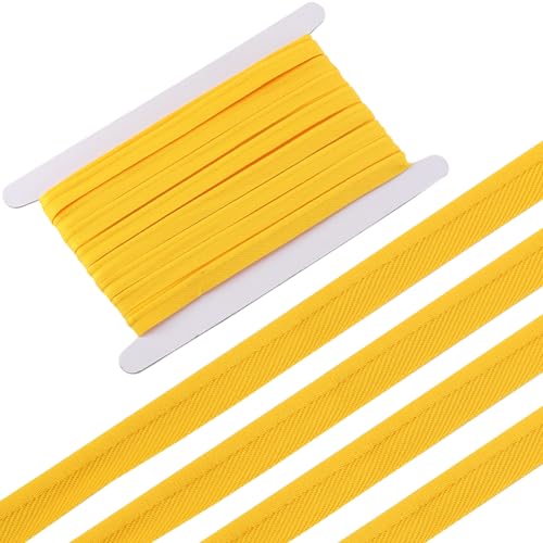 GORGECRAFT 10 Yards * 11mm Paspel-Schrägband Goldenes Paspelband Kordel Polyesterbänder Zum Nähen Basteln Bindeband Säumen Nähen Paspeln Quilten Kleidungszubehör Wickelkordelbesatz GORGECRAFT 10 Yards * 11mm Paspel-Schrägband Goldenes Paspelband Kordel Polyesterbänder Zum Nähen Basteln Bindeband Säumen Nähen Paspeln Quilten Kleidungszubehör Wickelkordelbesatz von GORGECRAFT