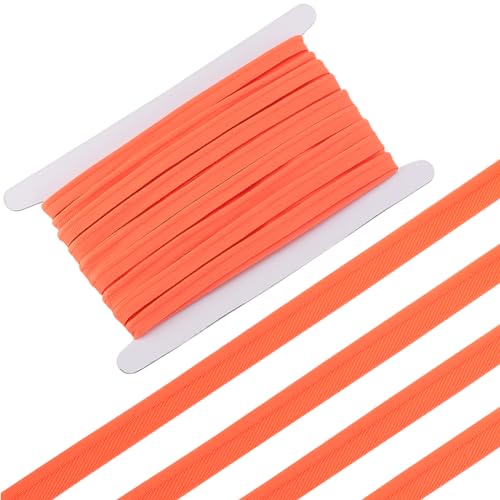 GORGECRAFT 10 Yards * 11mm Paspel-Schrägband Orangefarbenes Paspelband Polyesterbänder Zum Nähen Basteln Bindeband Säumen Nähen Paspeln Quilten Bekleidungszubehör Wickelkordelbesatz GORGECRAFT 10 Yards * 11mm Paspel-Schrägband Orangefarbenes Paspelband Polyesterbänder Zum Nähen Basteln Bindeband Säumen Nähen Paspeln Quilten Bekleidungszubehör Wickelkordelbesatz von GORGECRAFT