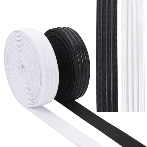 GORGECRAFT 10 Yards 20mm Breites Rutschfestes Elastisches Band 2 Farben 3 Linien Elastisches Silikon-Gripperband Stretch-Gummi Elastischer Gürtel Für DIY-Kleidung Nähen Basteln Sport-Shorts-Zubehör GORGECRAFT 10 Yards 20mm Breites Rutschfestes Elastisches Band 2 Farben 3 Linien Elastisches Silikon-Gripperband Stretch-Gummi Elastischer Gürtel Für DIY-Kleidung Nähen Basteln Sport-Shorts-Zubehör von GORGECRAFT