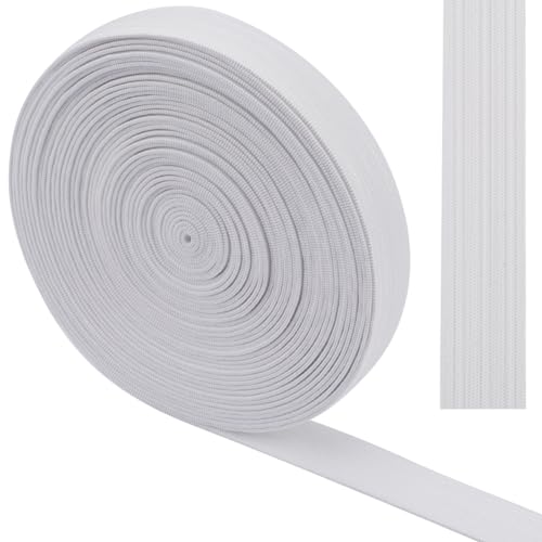 GORGECRAFT 10 Yards 20mm Breites Rutschfestes Elastisches Band Gerade Linie Elastisches Greifband Aus Silikon Stretch-Gummi Elastische Riemen Gürtelbund Für Heimwerker Kleidungsstücke Nähen Weiß GORGECRAFT 10 Yards 20mm Breites Rutschfestes Elastisches Band Gerade Linie Elastisches Greifband Aus Silikon Stretch-Gummi Elastische Riemen Gürtelbund Für Heimwerker Kleidungsstücke Nähen Weiß von GORGECRAFT