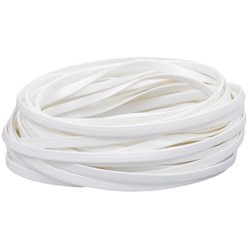 GORGECRAFT 10 m Umklappbarer PU Lederstreifen 4mm Breit Doppelseitig Leder Flechtschnur Weiß Flach Weiches Leder Besatzband Für Heimwerker Nähen Basteln Gürtel Armbänder Schmuckherstellung Kleidung GORGECRAFT 10 m Umklappbarer PU Lederstreifen 4mm Breit Doppelseitig Leder Flechtschnur Weiß Flach Weiches Leder Besatzband Für Heimwerker Nähen Basteln Gürtel Armbänder Schmuckherstellung Kleidung von GORGECRAFT