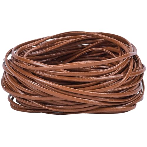 GORGECRAFT 10 m X 2mm Metallische Leder Flechtschnur Umklappbarer PU Lederstreifen Kordel Sattelbraun Flach Weiches Lederbesatzband Besatz Für Heimwerker Nähen Basteln Gürtel Armbänder Schmuckherstell GORGECRAFT 10 m X 2mm Metallische Leder Flechtschnur Umklappbarer PU Lederstreifen Kordel Sattelbraun Flach Weiches Lederbesatzband Besatz Für Heimwerker Nähen Basteln Gürtel Armbänder Schmuckherstell von GORGECRAFT