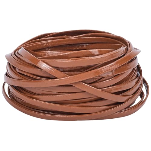 GORGECRAFT 10 m X 4mm Umklappbarer PU Lederstreifen Doppelseitige Leder Flechtschnur Sattelbraun Flacher Weicher Lederbesatzriemen Zum Selbernähen Basteln Gürtel Armbänder Schmuckherstellung Kleidung GORGECRAFT 10 m X 4mm Umklappbarer PU Lederstreifen Doppelseitige Leder Flechtschnur Sattelbraun Flacher Weicher Lederbesatzriemen Zum Selbernähen Basteln Gürtel Armbänder Schmuckherstellung Kleidung von GORGECRAFT