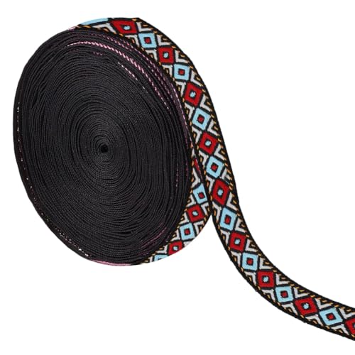 GORGECRAFT 10.94 Yard Ethnisches Jacquard-Band Besticktes Band 10mm Breit Rot Blau Geometrische Rhombus Gewebte Borte Fransen Oder DIY-Näharbeiten Kleidungsverzierung Taschendekoration GORGECRAFT 10.94 Yard Ethnisches Jacquard-Band Besticktes Band 10mm Breit Rot Blau Geometrische Rhombus Gewebte Borte Fransen Oder DIY-Näharbeiten Kleidungsverzierung Taschendekoration von GORGECRAFT