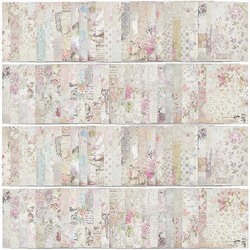 GORGECRAFT 100 Blatt 50 Stile Blumen Scrapbook-Papier 14x10cm Vintage-Blumen-Thema Dekoratives Bastelpapier Kartonblock Für DIY-Origami-Kartenherstellung Scrapbooking Fotorahmen Album Kunstdekoration GORGECRAFT 100 Blatt 50 Stile Blumen Scrapbook-Papier 14x10cm Vintage-Blumen-Thema Dekoratives Bastelpapier Kartonblock Für DIY-Origami-Kartenherstellung Scrapbooking Fotorahmen Album Kunstdekoration von GORGECRAFT