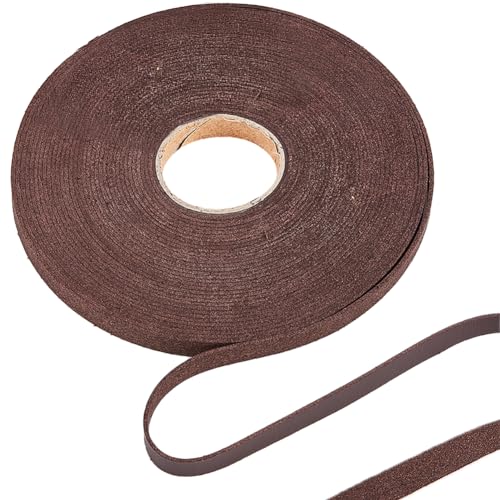 GORGECRAFT 10m Lederbesatzband 10mm Breit Litschi-Genarbtes Kunstlederband Weiche PU-Lederstreifen Flache Lederschnur Für Heimwerker Gürtel Armbänder Schmuckherstellung Kokosnuss Braun GORGECRAFT 10m Lederbesatzband 10mm Breit Litschi-Genarbtes Kunstlederband Weiche PU-Lederstreifen Flache Lederschnur Für Heimwerker Gürtel Armbänder Schmuckherstellung Kokosnuss Braun von GORGECRAFT