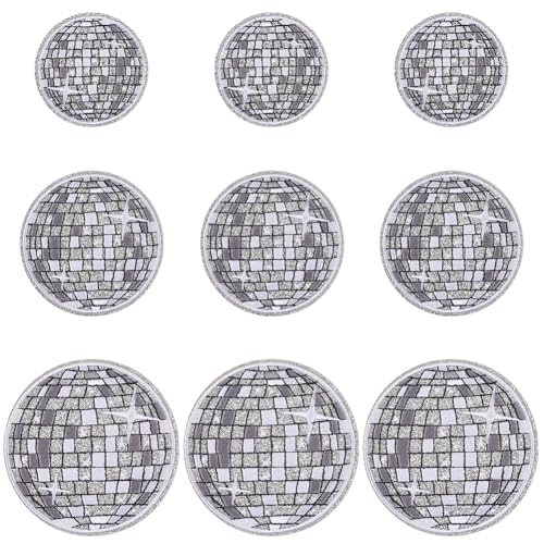 GORGECRAFT 12 Stück 3 Größen Discokugel Aufnäher Zum Aufbügeln Bestickte Nähapplikation Silberfarbene Musikparty Bling Ball Verzierungen Zum Aufnähen Für Selbstgemachte Kleidung Rucksäcke T Shirts GORGECRAFT 12 Stück 3 Größen Discokugel Aufnäher Zum Aufbügeln Bestickte Nähapplikation Silberfarbene Musikparty Bling Ball Verzierungen Zum Aufnähen Für Selbstgemachte Kleidung Rucksäcke T Shirts von GORGECRAFT
