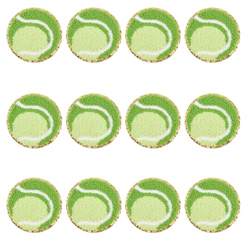 GORGECRAFT 12 Stück Tennis Patch Zum Aufbügeln Sport Patches Zum Aufnähen Tennisball Bestickte Applikationen Schmelzkleber Stoffapplikationen Für Rucksack Tasche Hut Jacke Uniform Leinen Haustierkleid GORGECRAFT 12 Stück Tennis Patch Zum Aufbügeln Sport Patches Zum Aufnähen Tennisball Bestickte Applikationen Schmelzkleber Stoffapplikationen Für Rucksack Tasche Hut Jacke Uniform Leinen Haustierkleid von GORGECRAFT