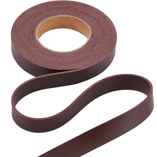 GORGECRAFT 12.5mm Breites Flaches Lederband 2m Doppelseitige Litschi-Narbungslederstreifen Schnüre 1.7mm Dickes Kunstlederband Geflochtene Fäden Für Heimwerker Schmuckherstellung Kokosnuss Braun GORGECRAFT 12.5mm Breites Flaches Lederband 2m Doppelseitige Litschi-Narbungslederstreifen Schnüre 1.7mm Dickes Kunstlederband Geflochtene Fäden Für Heimwerker Schmuckherstellung Kokosnuss Braun von GORGECRAFT