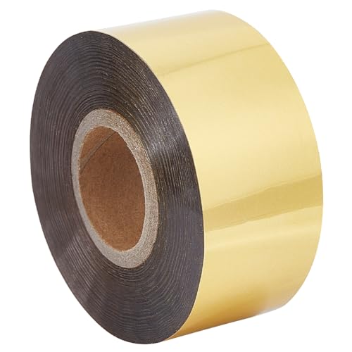 GORGECRAFT 120mx30mm Heißprägefolienpapier Goldfarbenes Metallisches Papier Und Folie Wärmeübertragungsfolienpapier Laserdrucker-Bastelpapier Für Lederbronzierungsmaschine GORGECRAFT 120mx30mm Heißprägefolienpapier Goldfarbenes Metallisches Papier Und Folie Wärmeübertragungsfolienpapier Laserdrucker-Bastelpapier Für Lederbronzierungsmaschine von GORGECRAFT