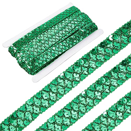 GORGECRAFT 14 Yds 0.78" Grünes Paillettenband Glitzerndes Spitzenband Pailletten Perlenband Paillettenstreifen Paillettenrolle Zum Nähen Weihnachtshandwerk Verzierungen Kostümschmuck Heimdekoration GORGECRAFT 14 Yds 0.78" Grünes Paillettenband Glitzerndes Spitzenband Pailletten Perlenband Paillettenstreifen Paillettenrolle Zum Nähen Weihnachtshandwerk Verzierungen Kostümschmuck Heimdekoration von GORGECRAFT