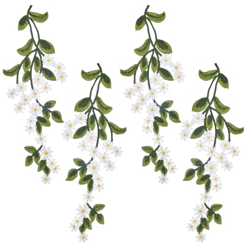GORGECRAFT 2 Paar Grüne Blätter Blumen-Spitzenapplikation Blätter Ranken-Spitzenapplikation Waldgrünes Blatt Blumenaufnäher Bestickte Spitzenbesatz Gänseblümchen Nähapplikationen Kunsthandwerk GORGECRAFT 2 Paar Grüne Blätter Blumen-Spitzenapplikation Blätter Ranken-Spitzenapplikation Waldgrünes Blatt Blumenaufnäher Bestickte Spitzenbesatz Gänseblümchen Nähapplikationen Kunsthandwerk von GORGECRAFT