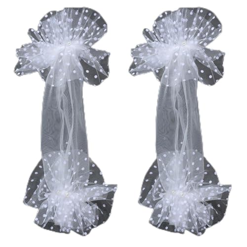 GORGECRAFT 2 Paar Puffärmel Aus Spitze Für Hochzeiten Weiß Abnehmbare Lange Ärmel Für Die Braut Mit Spitzenapplikationen Im Punktmuster Kostümzubehör Für Kleid Abschlussball Abendparty Frauen Damen 44 GORGECRAFT 2 Paar Puffärmel Aus Spitze Für Hochzeiten Weiß Abnehmbare Lange Ärmel Für Die Braut Mit Spitzenapplikationen Im Punktmuster Kostümzubehör Für Kleid Abschlussball Abendparty Frauen Damen 44 von GORGECRAFT
