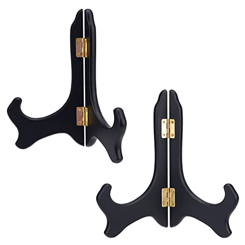 GORGECRAFT 2 Packungen Holzständer, Schwarze Staffeleien, Plattenhalter Für Zuhause, Bilder, Fotobücher, Hochzeiten, Geburtstag, Tischdekoration, 7Zoll GORGECRAFT 2 Packungen Holzständer, Schwarze Staffeleien, Plattenhalter Für Zuhause, Bilder, Fotobücher, Hochzeiten, Geburtstag, Tischdekoration, 7Zoll von GORGECRAFT