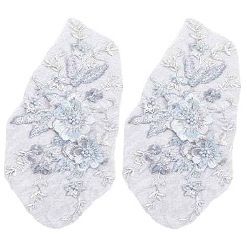GORGECRAFT 2 Stück 3D Blumen Spitzen Applikation Mit Perlen Florales Aufnäher Dekorativer Bestickter Aufnäher Stoff Für Brauthochzeit Jeans Jacken Kleidung Verzierungen Schuhe Rucksäcke DIY Bastelarbe GORGECRAFT 2 Stück 3D Blumen Spitzen Applikation Mit Perlen Florales Aufnäher Dekorativer Bestickter Aufnäher Stoff Für Brauthochzeit Jeans Jacken Kleidung Verzierungen Schuhe Rucksäcke DIY Bastelarbe von GORGECRAFT