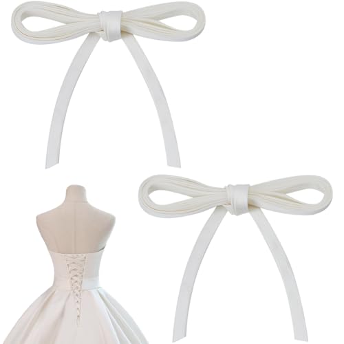GORGECRAFT 2 Stück Ersatz Reißverschluss Für Hochzeitskleider Verstellbar Korsett Rüschen Schnürriemen Verlängerung Satinband Kleiderkordel Korsett Set Schlaufen Für Brautkorsett Ballkleid Riemen DIY GORGECRAFT 2 Stück Ersatz Reißverschluss Für Hochzeitskleider Verstellbar Korsett Rüschen Schnürriemen Verlängerung Satinband Kleiderkordel Korsett Set Schlaufen Für Brautkorsett Ballkleid Riemen DIY von GORGECRAFT
