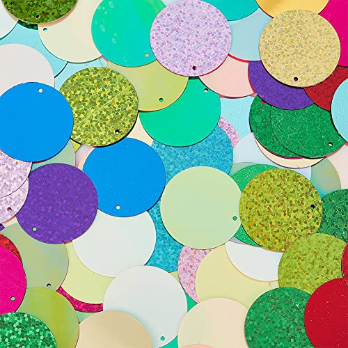 GORGECRAFT 2.9cm Pailletten Und Pailletten Bastelbedarf 80St Gemischte Farbe Rund Lose Einseitig Laser Helle Flocken Kunststoff Pailletten/Pailletten Perlen Weihnachtspailletten Mit Löchern Basteln GORGECRAFT 2.9cm Pailletten Und Pailletten Bastelbedarf 80St Gemischte Farbe Rund Lose Einseitig Laser Helle Flocken Kunststoff Pailletten/Pailletten Perlen Weihnachtspailletten Mit Löchern Basteln von GORGECRAFT