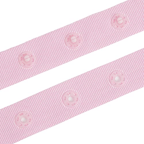 GORGECRAFT 20 Yard Druckknopfband Band Metall Druckknöpfe Nähverschluss Polyester Kunststoff Druckknopfband Ersatz Handwerk Für Kleidung Rosa GORGECRAFT 20 Yard Druckknopfband Band Metall Druckknöpfe Nähverschluss Polyester Kunststoff Druckknopfband Ersatz Handwerk Für Kleidung Rosa von GORGECRAFT