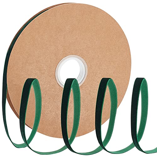 GORGECRAFT 20 Yard Samtband Vintage Geschenkverpackung Beflockung Band Für Haarschleife Clip Zubehör Hochzeit Dekoration DIY Handwerk, Dunkelgrün GORGECRAFT 20 Yard Samtband Vintage Geschenkverpackung Beflockung Band Für Haarschleife Clip Zubehör Hochzeit Dekoration DIY Handwerk, Dunkelgrün von GORGECRAFT